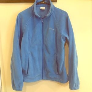 Ladies Columbia fleece zip-up